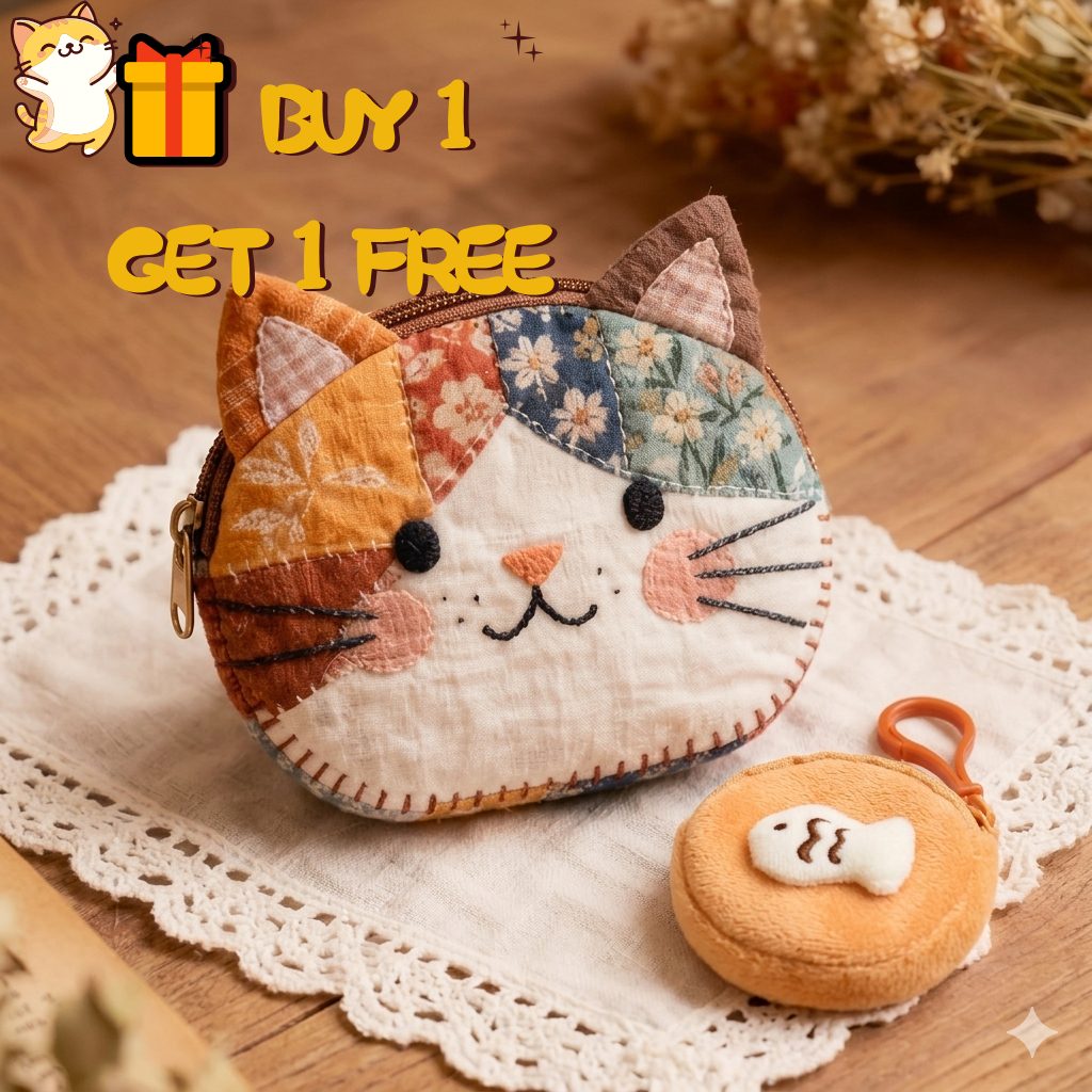 ⏰ Last Chance! Buy 1 Get 1 Free on Our Best-Selling Cat Coin Purses🎁