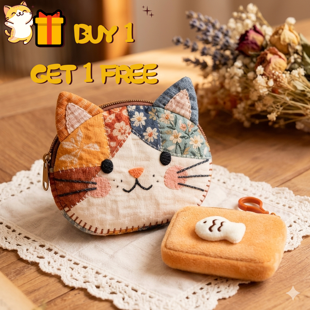 ⏰ Last Chance! Buy 1 Get 1 Free on Our Best-Selling Cat Coin Purses🎁