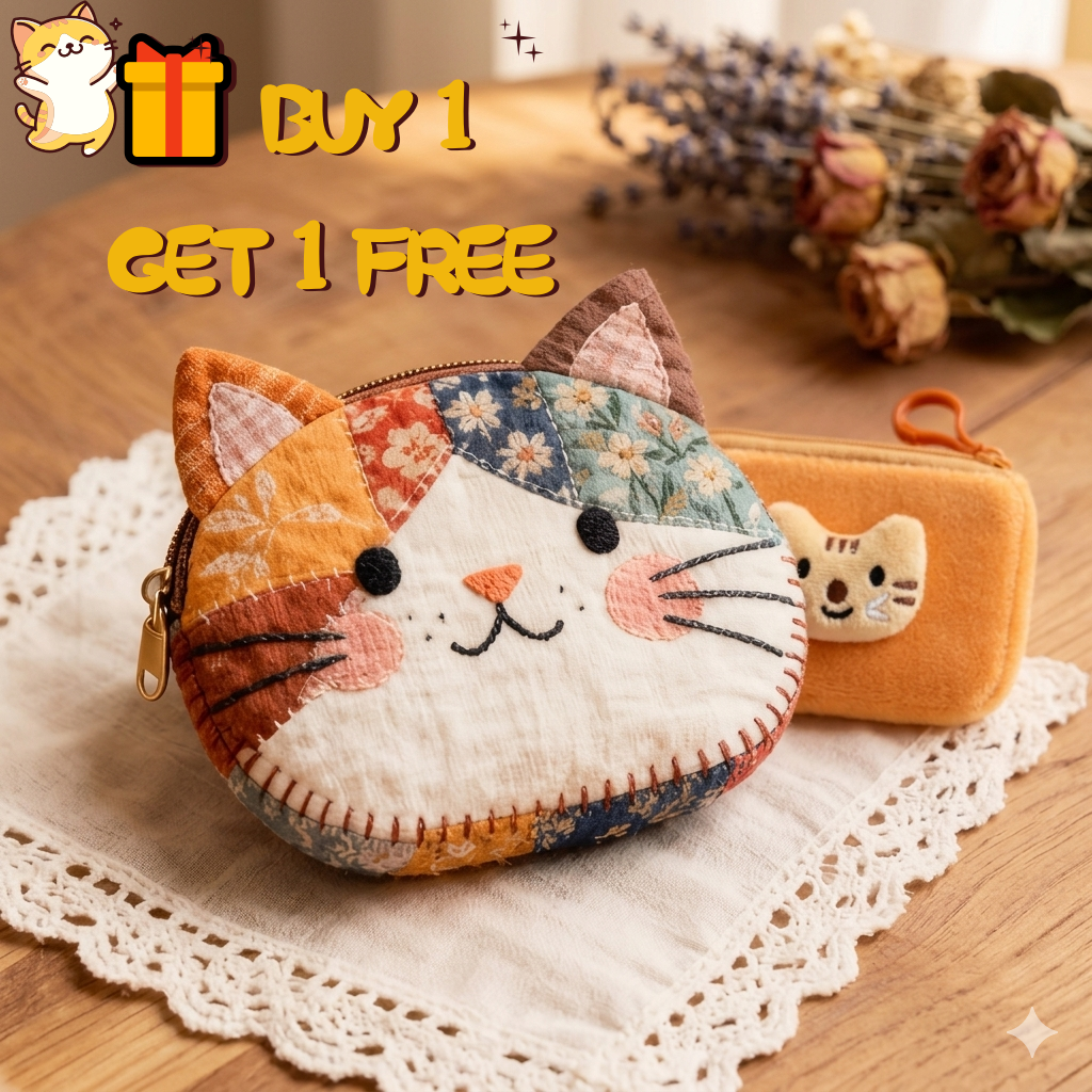 ⏰ Last Chance! Buy 1 Get 1 Free on Our Best-Selling Cat Coin Purses🎁