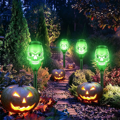 🔥Halloween Early Bird Special Sale 55% OFF🔥Halloween Solar Skull Flame Lights💀