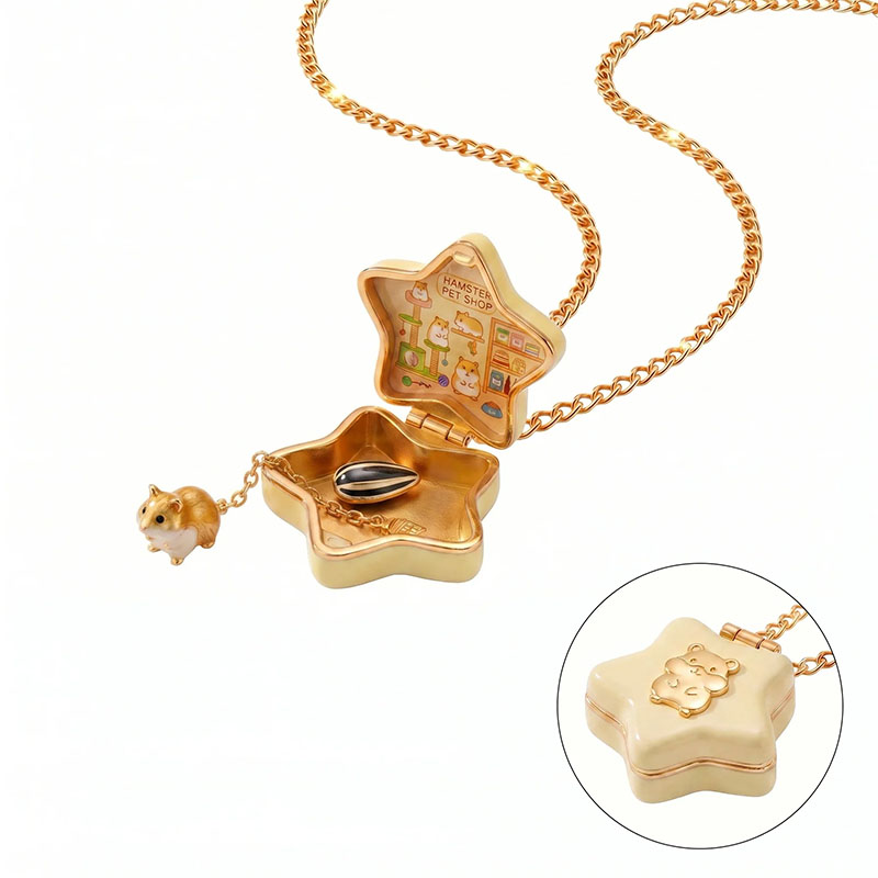 🎉Cute Animal Star Locket Necklace
