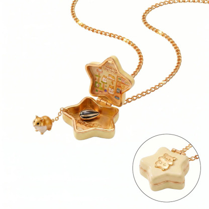 🎉Cute Animal Star Locket Necklace
