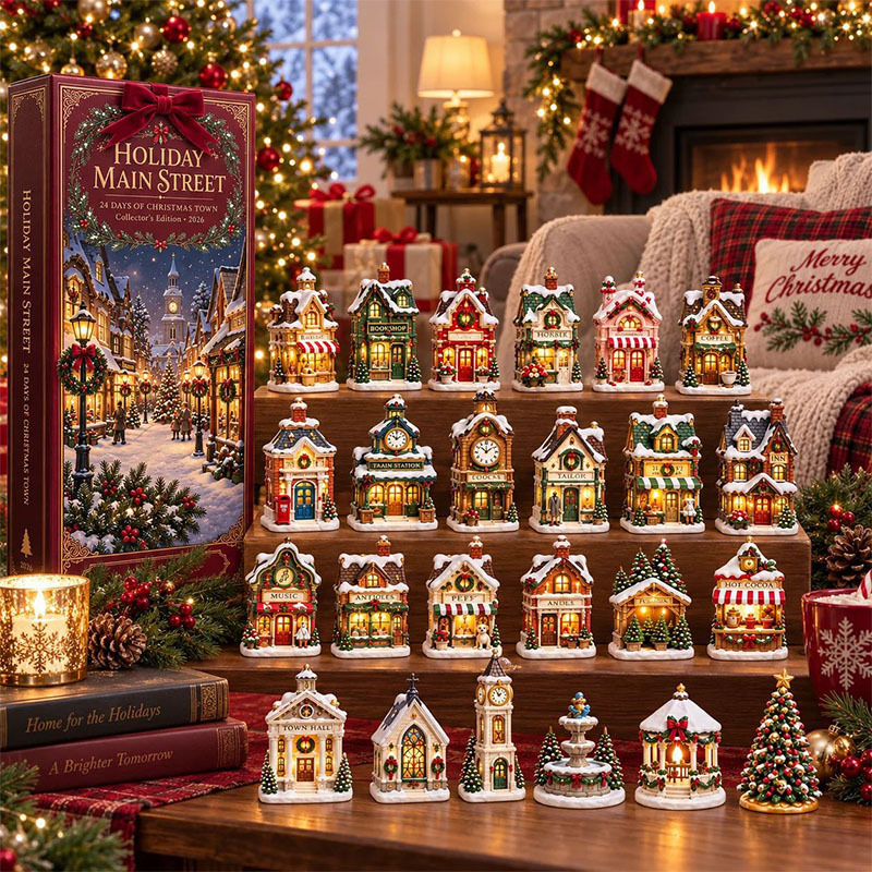 ✨🎄24 Days Of Christmas Village Friends Acrylic Ornament Advent Calendar