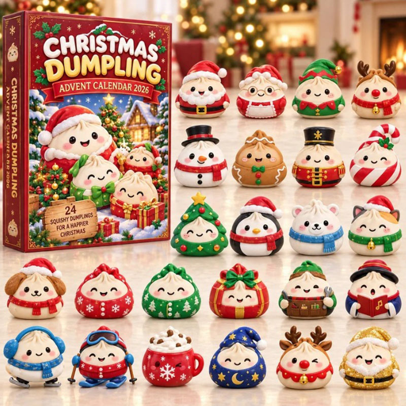 ✨24 Days Dumpling Acrylic Ornament Advent Calendar