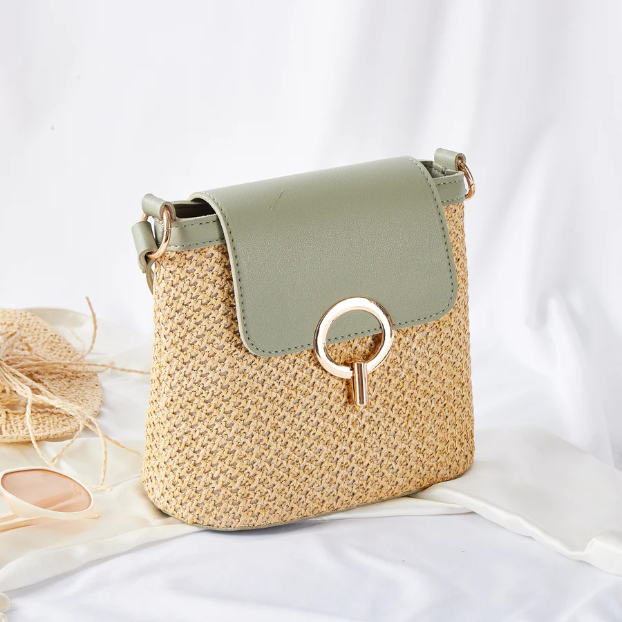 Zonekiss The Winona Straw Bag