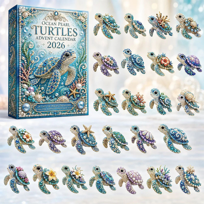 ✨24 Days Turtles Acrylic Ornament Advent Calendar