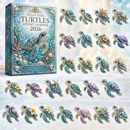 ✨24 Days Turtles Acrylic Ornament Advent Calendar