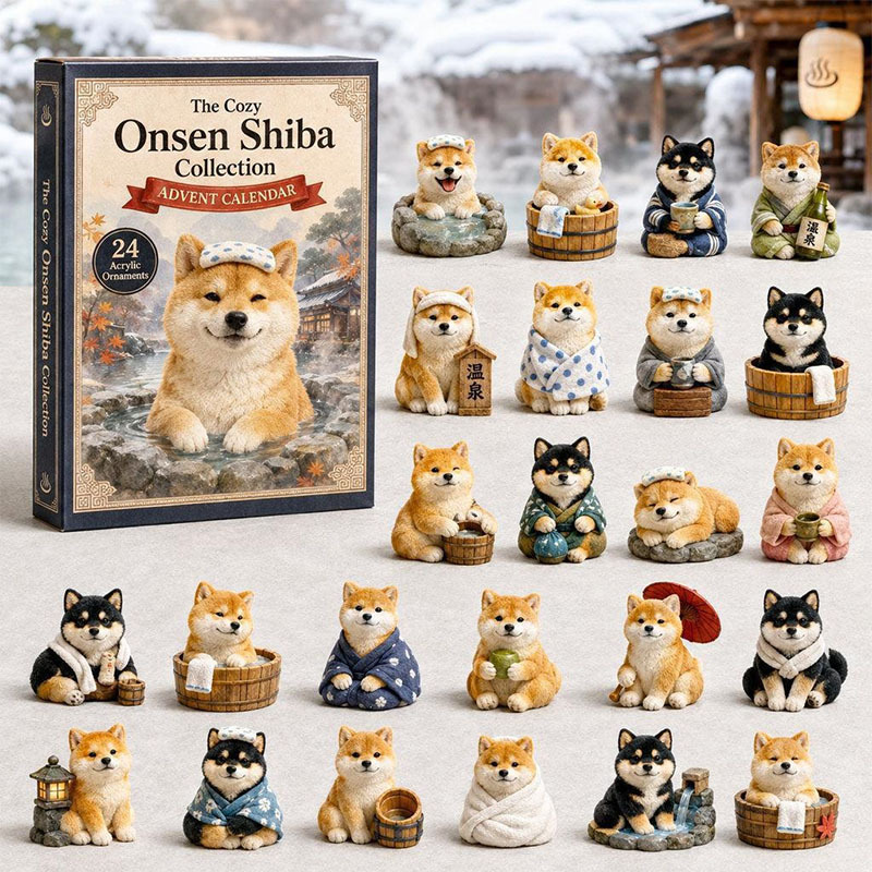 🎁🐕24 Days Shiba Acrylic Ornament Advent Calendar