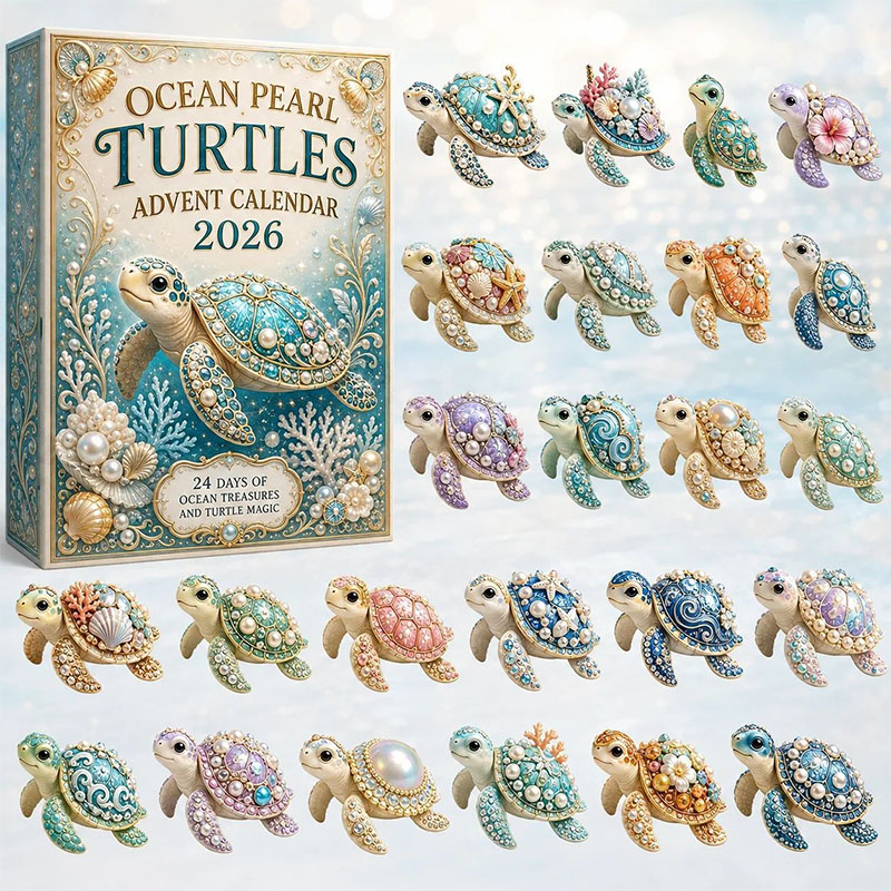 ✨24 Days Turtles Acrylic Ornament Advent Calendar