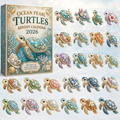 ✨24 Days Turtles Acrylic Ornament Advent Calendar