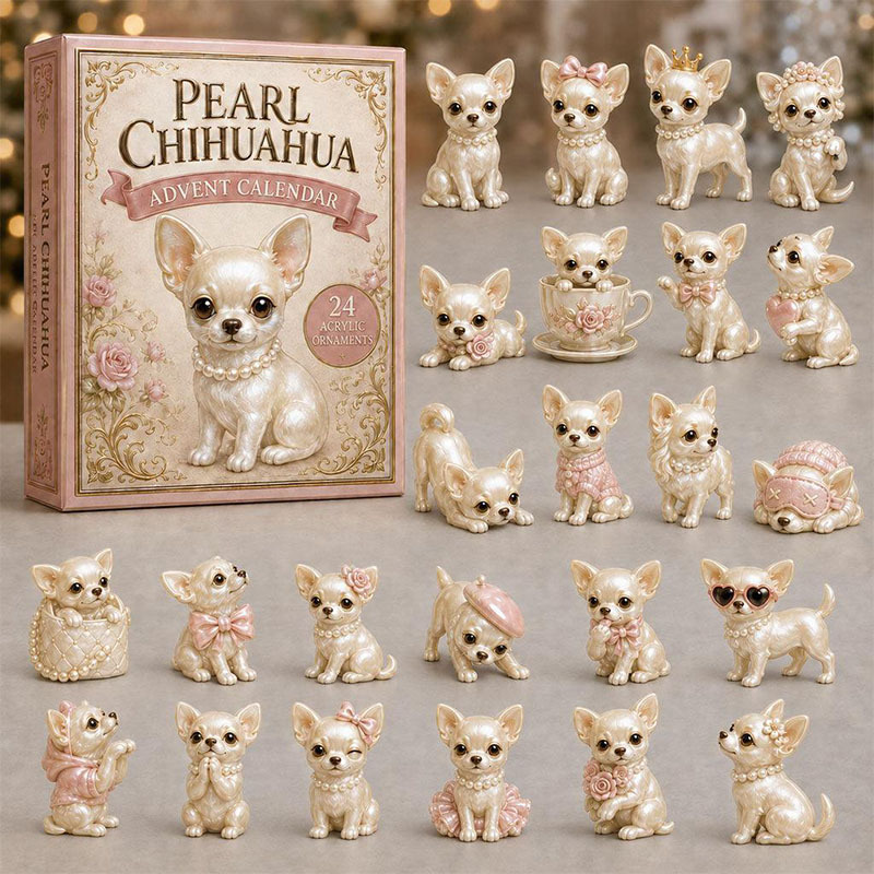 😍🐱24 Days Chihuahua Acrylic Ornament Advent Calendar