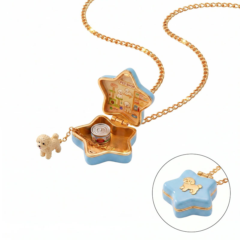 🎉Cute Animal Star Locket Necklace