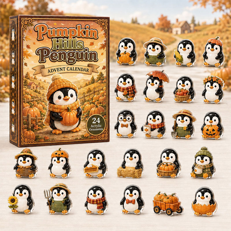 ✨24 Days Penguin Acrylic Ornament Advent Calendar