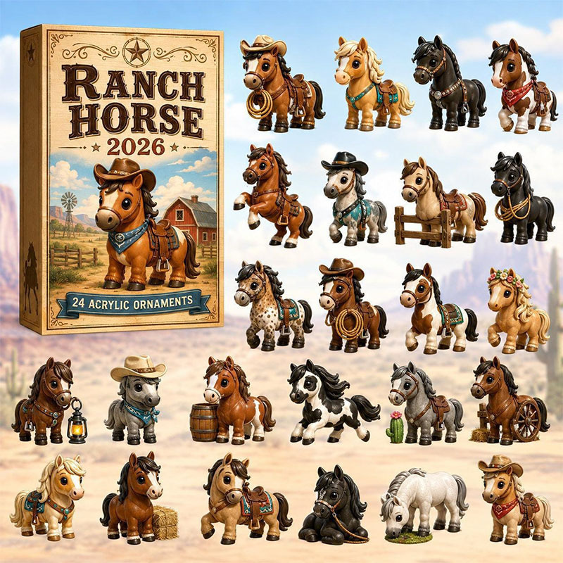 🐴 Christmas Horse Advent Calendar--24 Days of Horse Friends & Holiday Memories 🎄