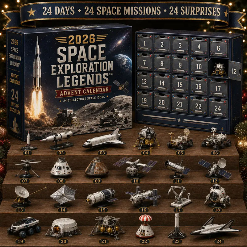 🔥49% Off Last Day - 24-Day Space Rover Advent Calendar – 24 Futuristic Planetary Explorers