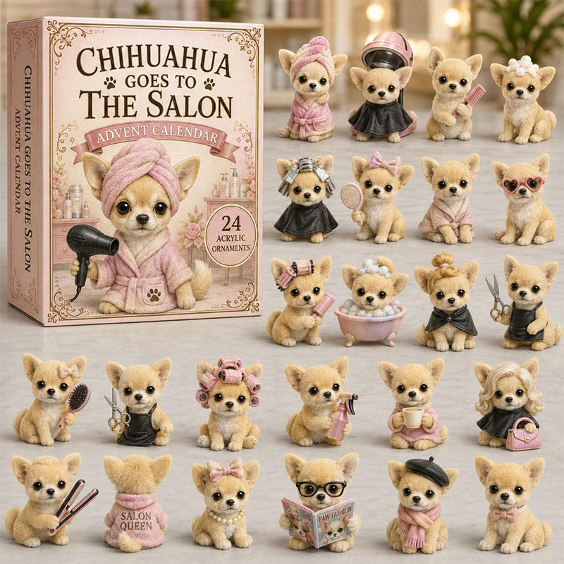😍🐱24 Days Chihuahua Acrylic Ornament Advent Calendar