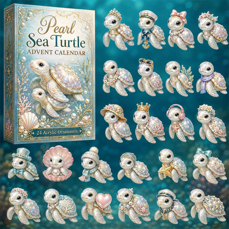 ✨24 Days Turtles Acrylic Ornament Advent Calendar
