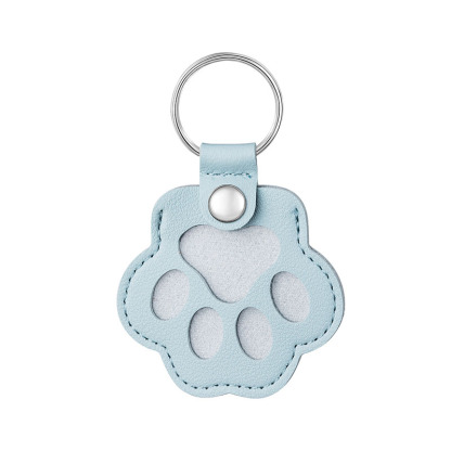 Custom Photo Leather Pet Hair Keychain