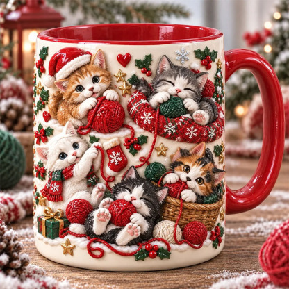 ☕Lovely Cat Printed Ceramic Mug