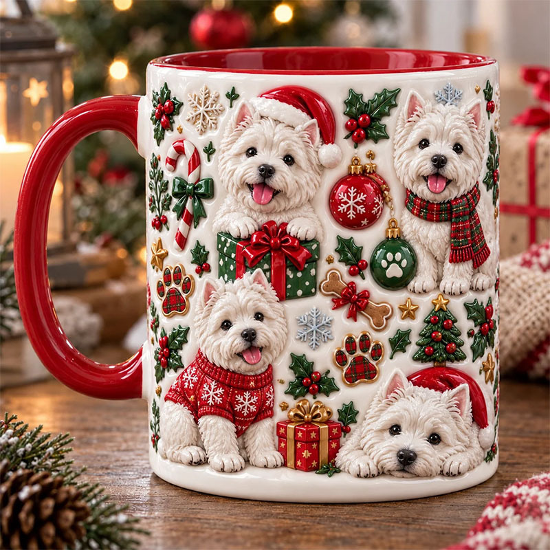 ☕West Highland Printed Ceramic Mug