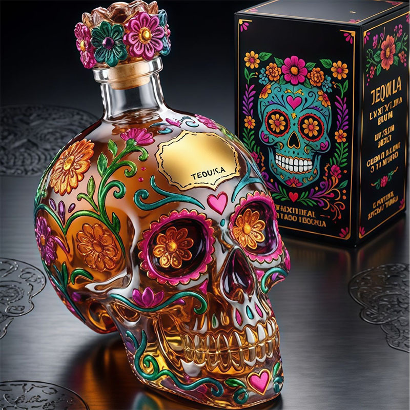 Day of the Dead Collector Goblet – Limited Edition Art Glass