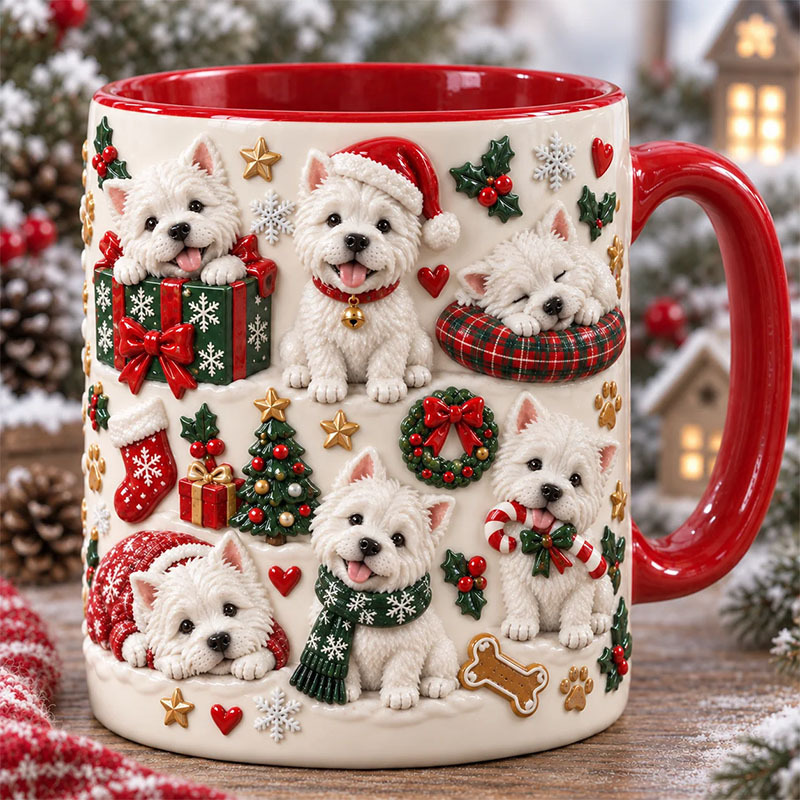☕West Highland Printed Ceramic Mug
