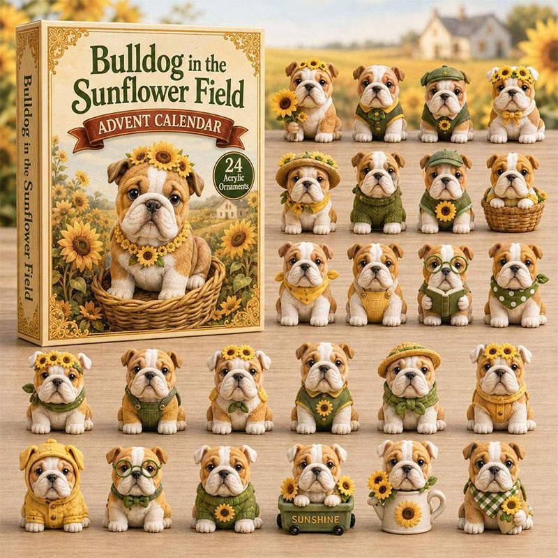 🔥49% Off Last Day -🔧 Vintage Garage Bulldog Advent Calendar 2026