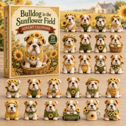 🔥49% Off Last Day -🔧 Vintage Garage Bulldog Advent Calendar 2026