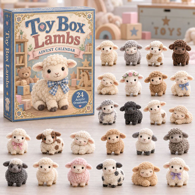 ✨24 Days Lambs Acrylic Ornament Advent Calendar