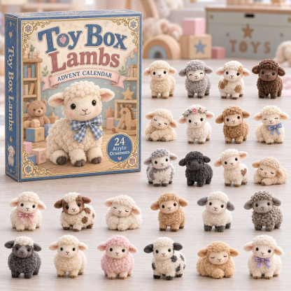 ✨24 Days Lambs Acrylic Ornament Advent Calendar