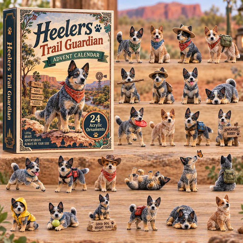 ✨24 Days Heelers Acrylic Ornament Advent Calendar
