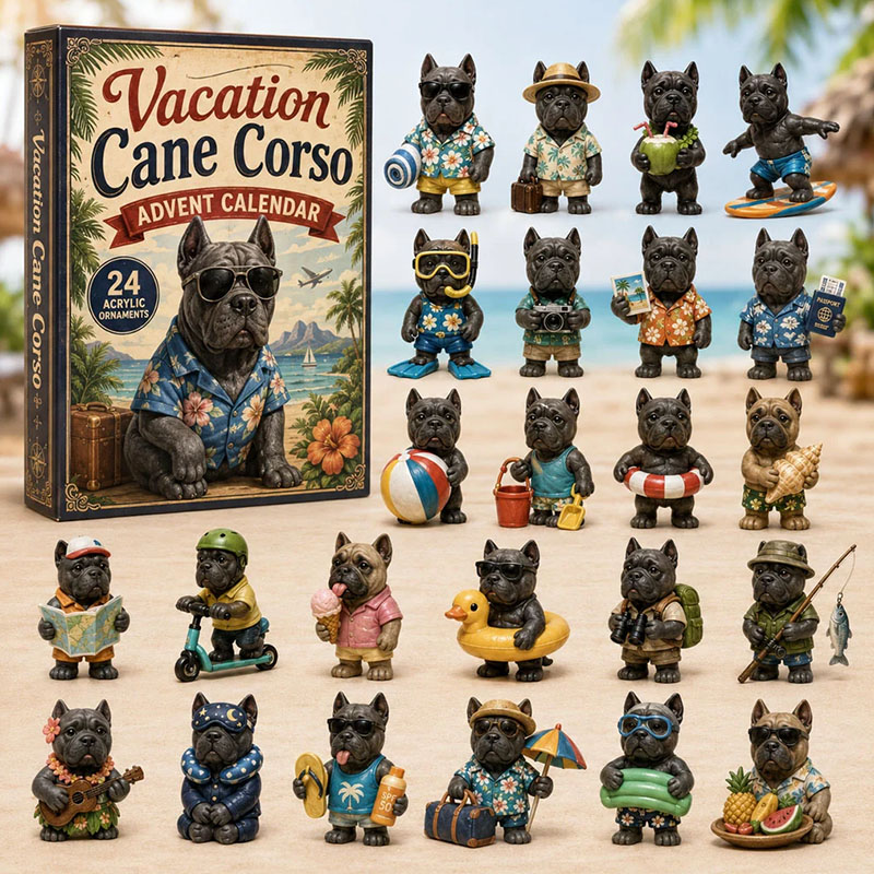 ✨24 Days Cane Corso Acrylic Ornament Advent Calendar