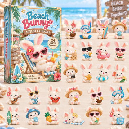 🎁🐇24 Days Bunny Acrylic Ornament Advent Calendar