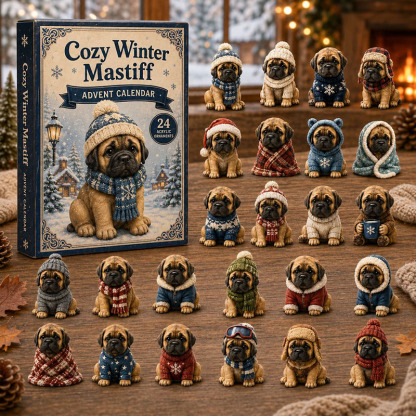 ✨24 Days Mastiff Acrylic Ornament Advent Calendar
