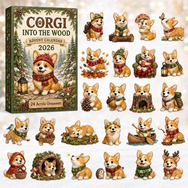 ✨Everyday Corgi Advent Calendar 2026 - 24-Day Festive Countdown