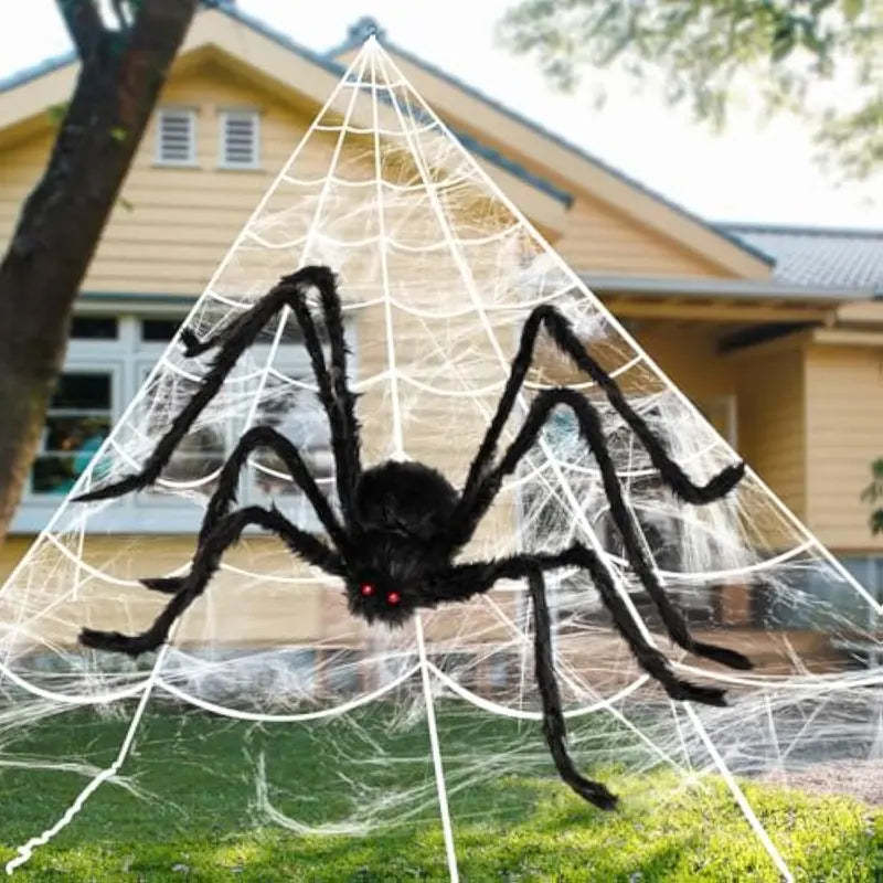 【🎃Halloween sale🎃】Halloween Spider Web Lights Outdoor