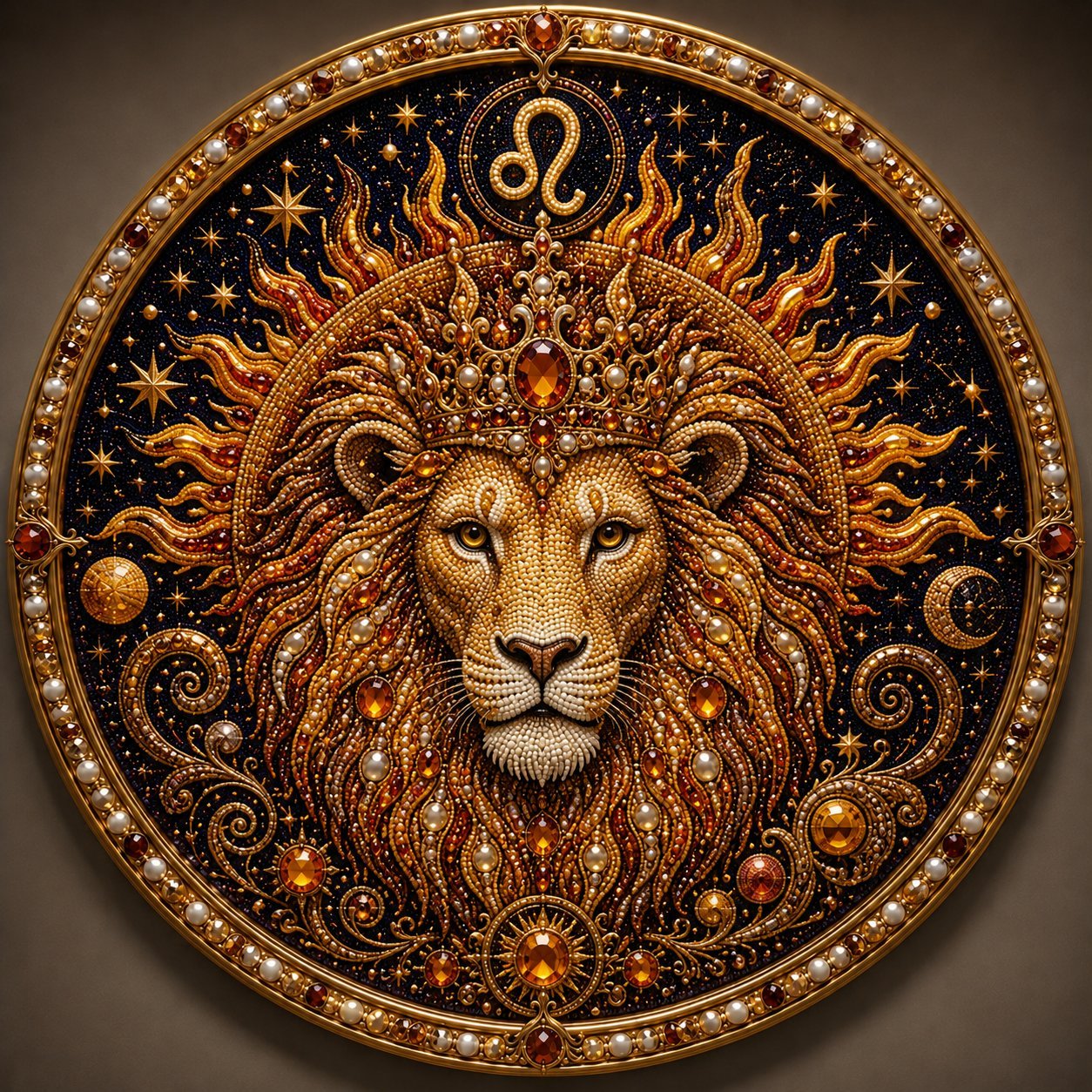 🔥 LAST DAY 49% OFF – ✨ Premium 3D Pearl 12 Zodiac Signs Art Kit ♈🌙💎