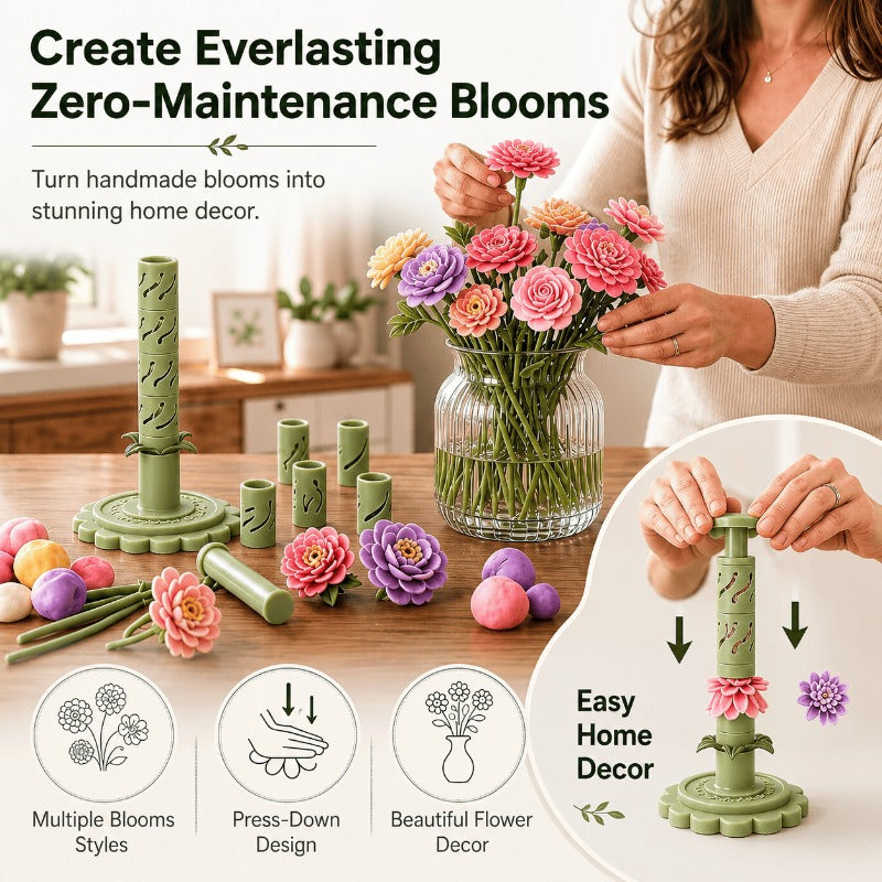 🎀Clay Flower Bouquet Making Kit Crafts for Adults & Teens