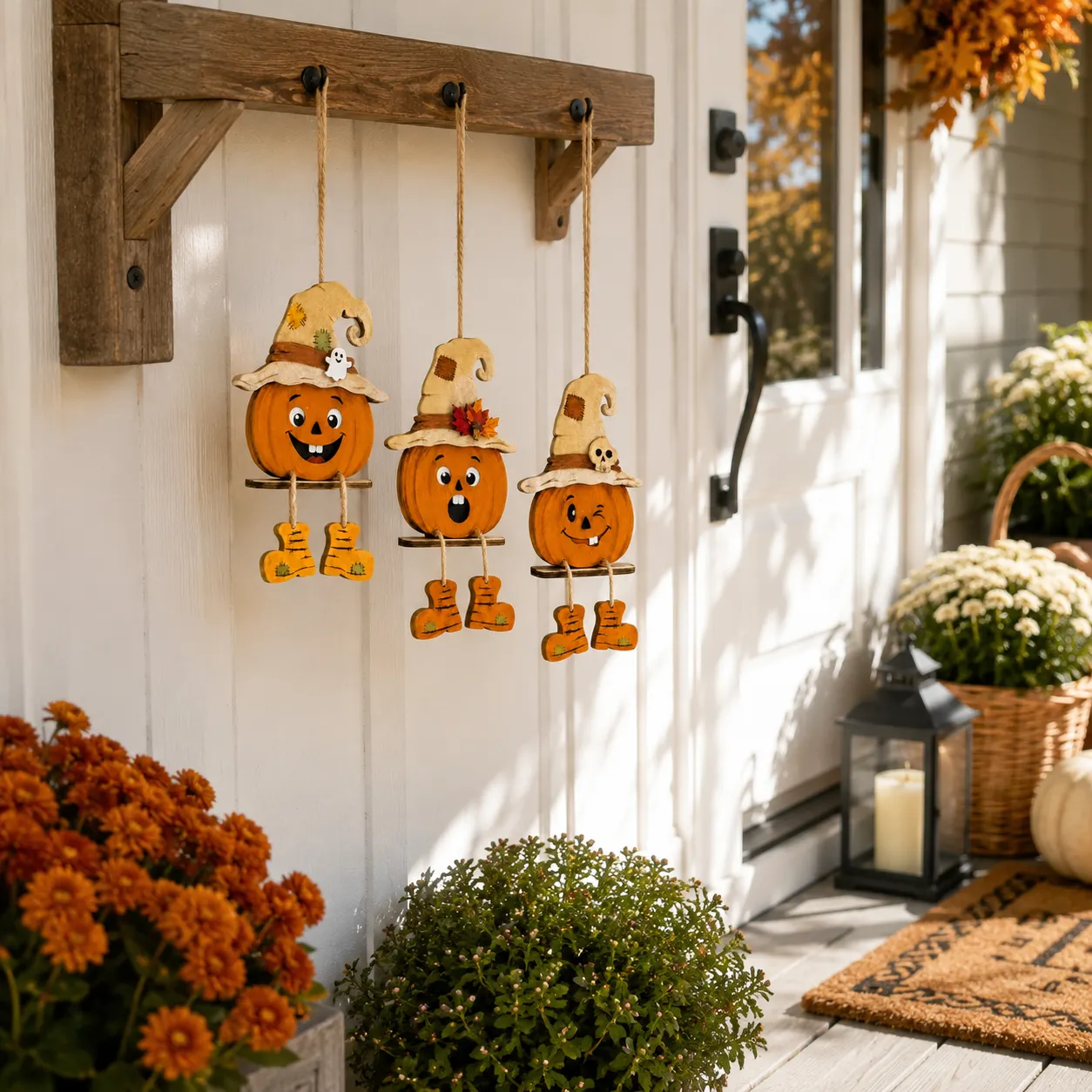 Halloween Pumpkin Shelf Sitters(3Pcs)