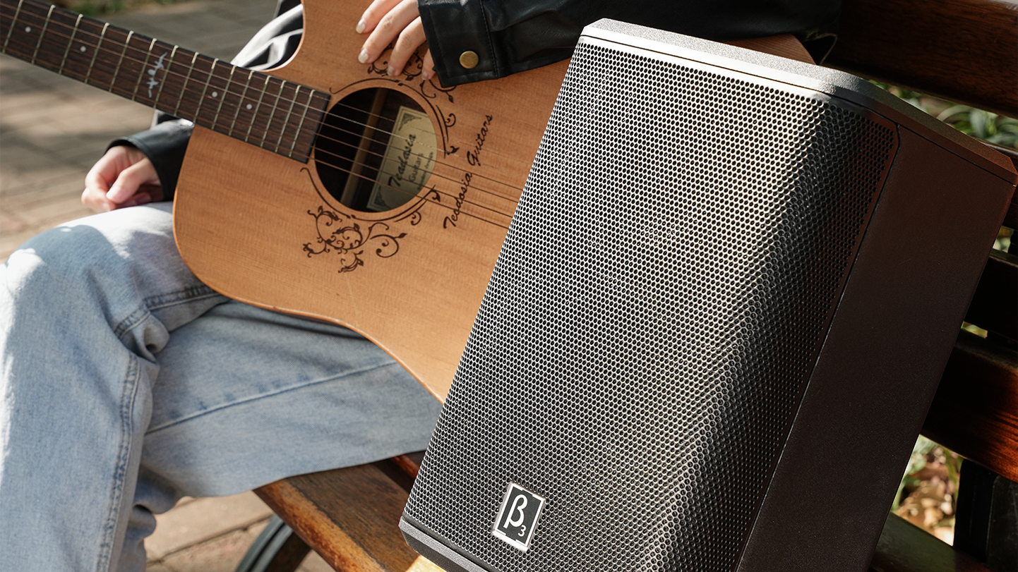 {"default":"Betathree MB3 speakers used in live band playing and singing"}
