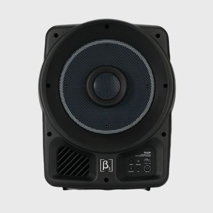 Betathree R10P professional speaker angled front view