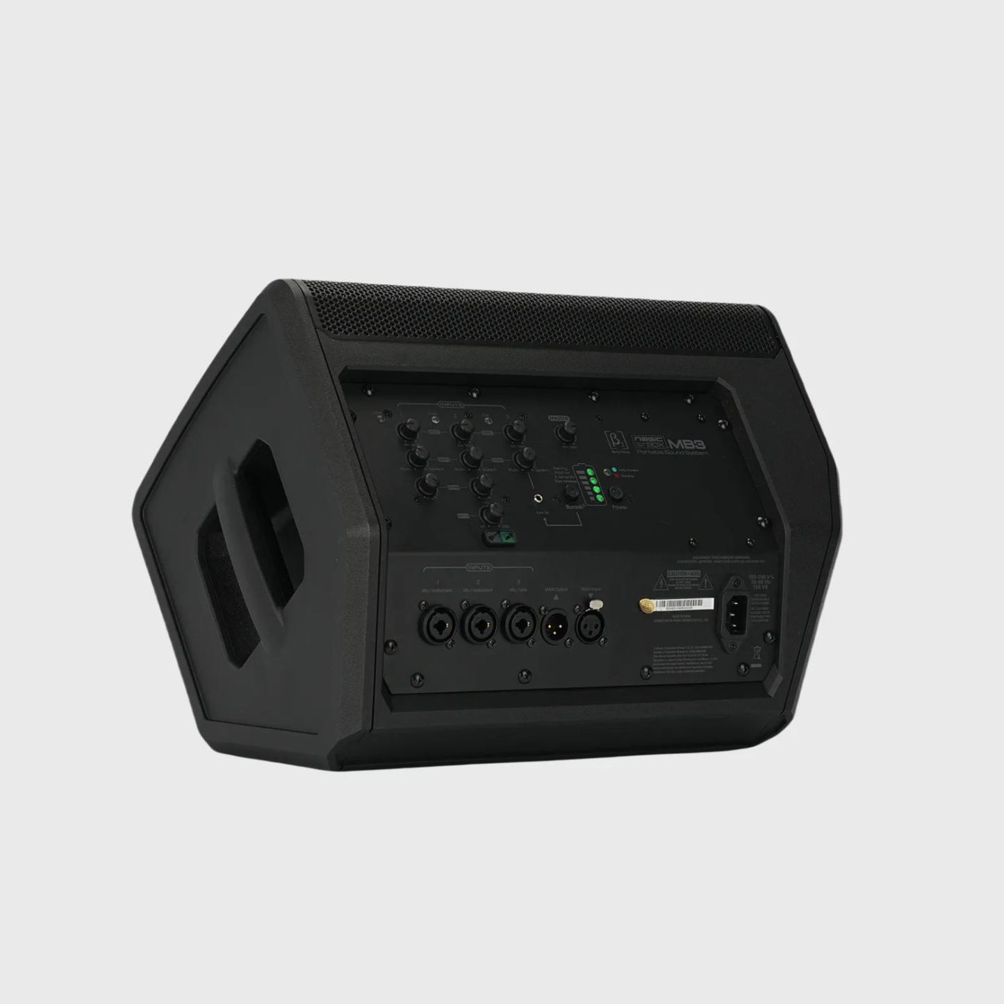 Betathree MB3 professional speaker angled view 2