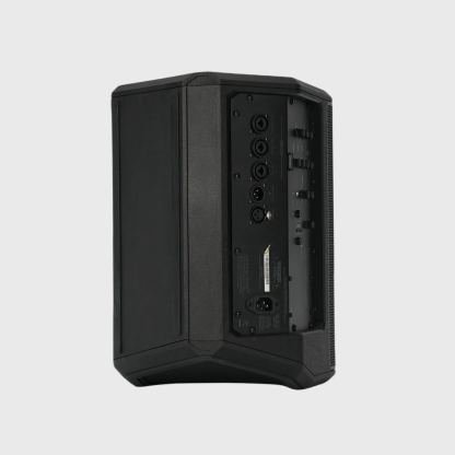 Back panel of Betathree MB3 professional speaker with connectors
