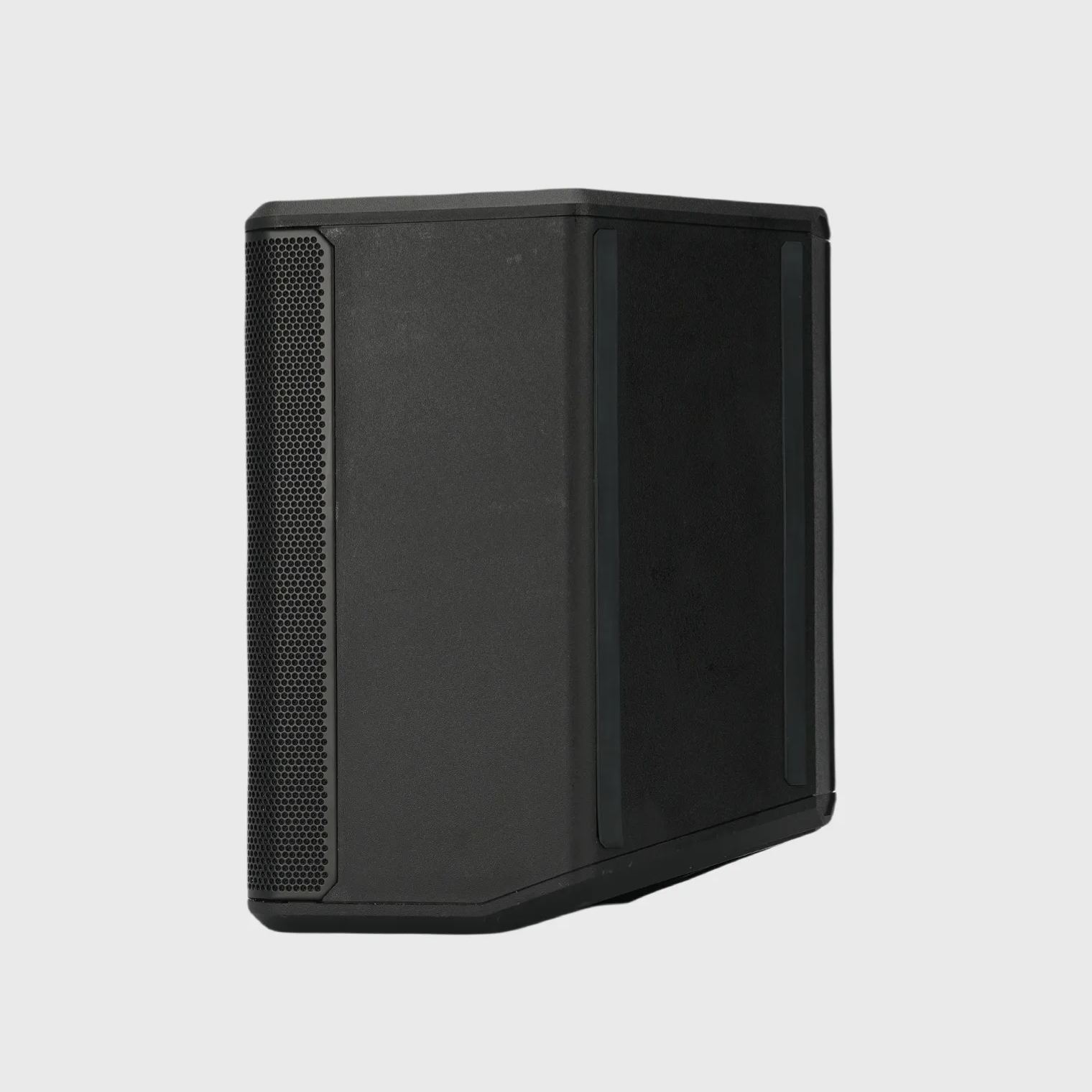 Betathree MB3 side view, full-range speaker left
