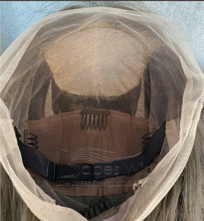 Soft Balayage Wavy Human Hair Wig Glueless Full lace wig / Silk Top Full Lace & Silk Top Lace Front Wig for White Women-BabesWIG