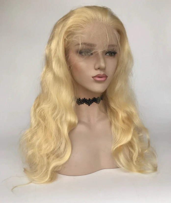 100% Human hair 14 inches Full Lace Wig 
