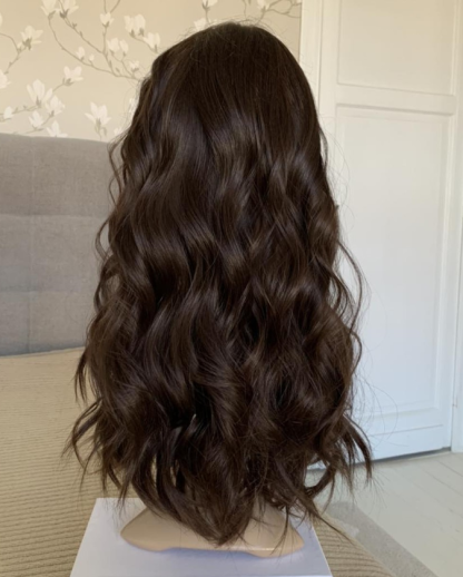  Best Real 100% Human Hair Lace Front Wig Brown Lace Front Wigs for Caucasian Lace Wigs for White Women with Pre plucked Natural Hairline-BabesWIG