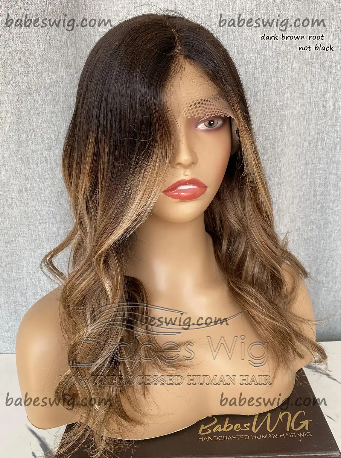 Balayage Best Human Hair Lace Front Wigs For White Women 