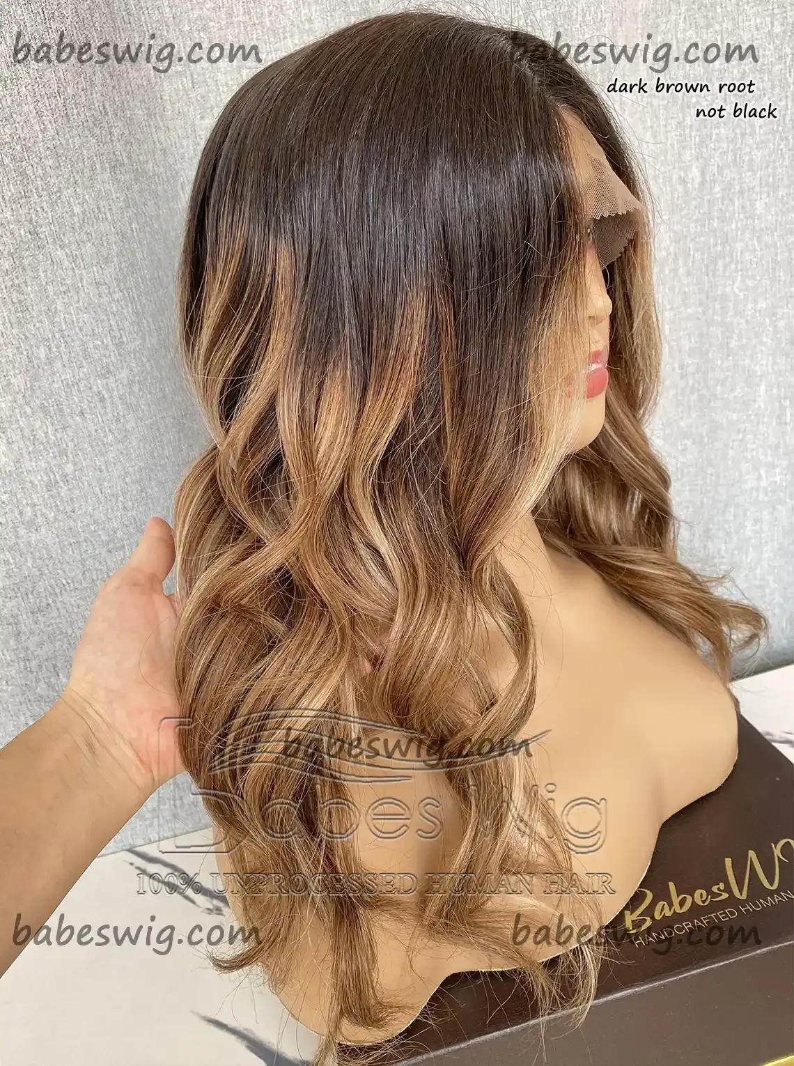 Best Silk Top Human Hair Wigs  for White Women With Balayage Hair