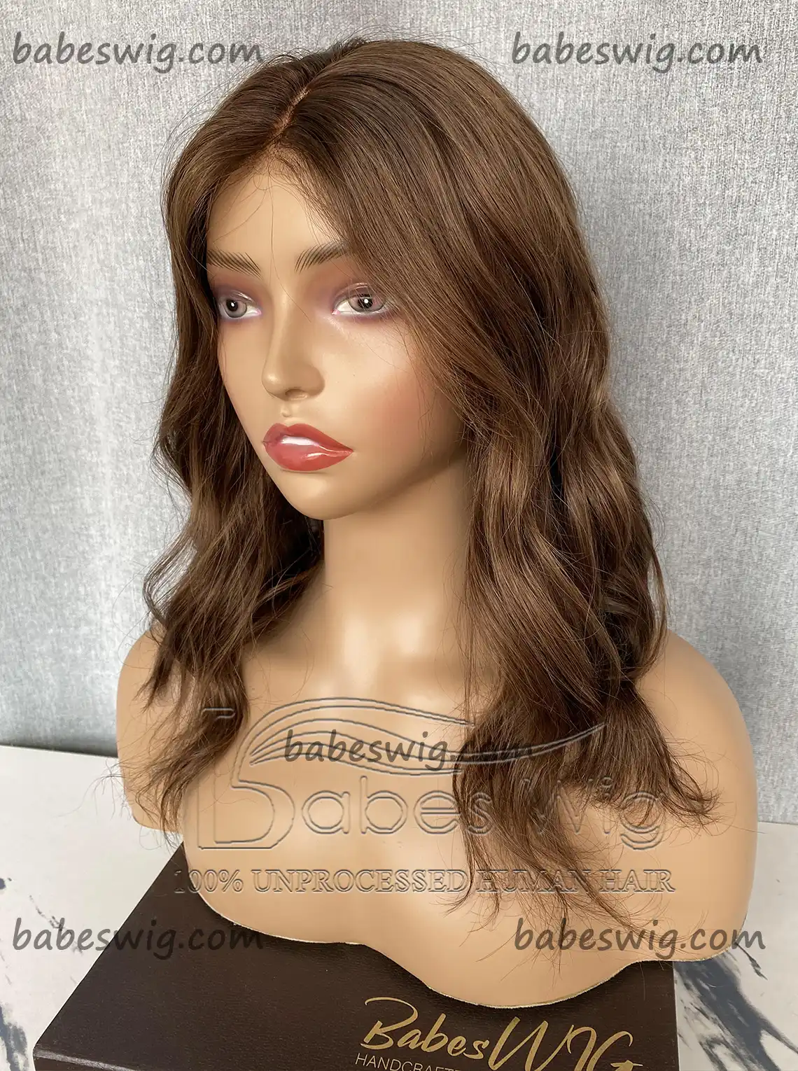 Chocolate Brown Front Lace Wig Best Real Hair Lace Front Human Hair Wigs for Women